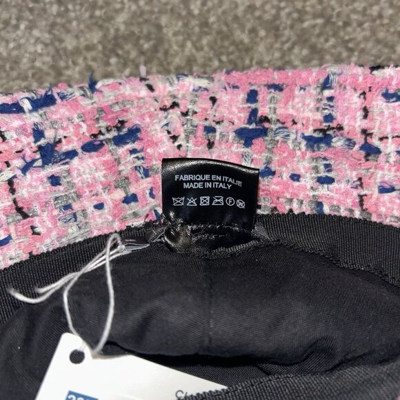 Chanel 23P Cloche Bucket Hat Cap Pink Tweed Women\'s Medium | AA8984B10509 NN112 main image 5